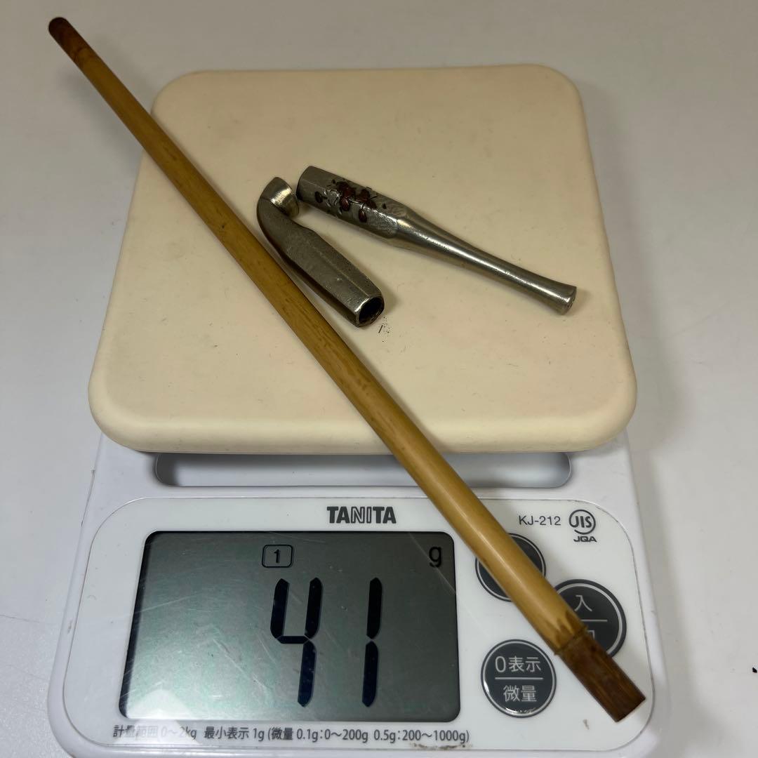 純銀36g キセル「純」刻印　36g 東Y8-0205☆2F