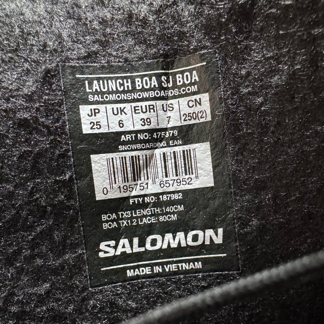 24-25 SALOMON/LAUNCH BOA SJ スノーボードブーツ