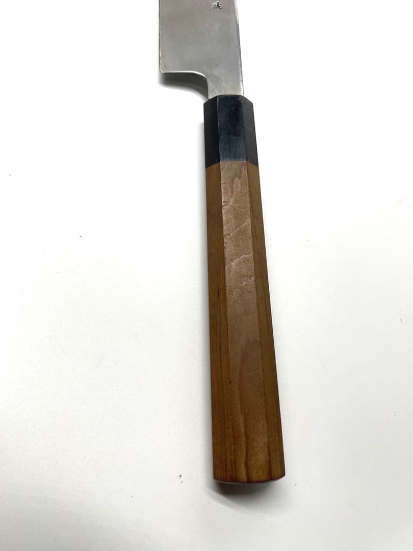 カリメロ　柳刃包丁　墨流し　青鋼　別誂