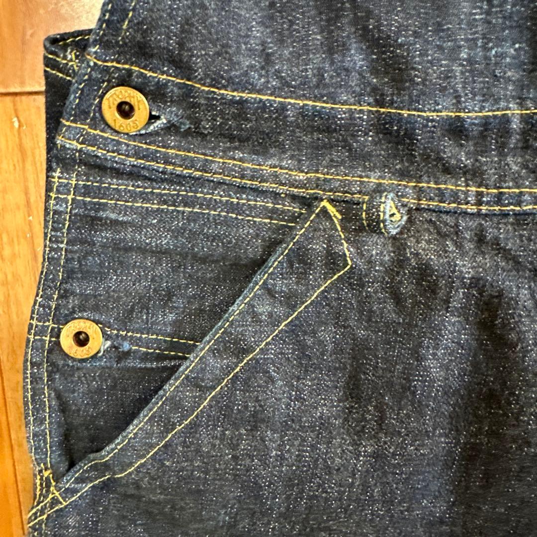 TROPHY CLOTHING ダブルニーオーバーオール1605