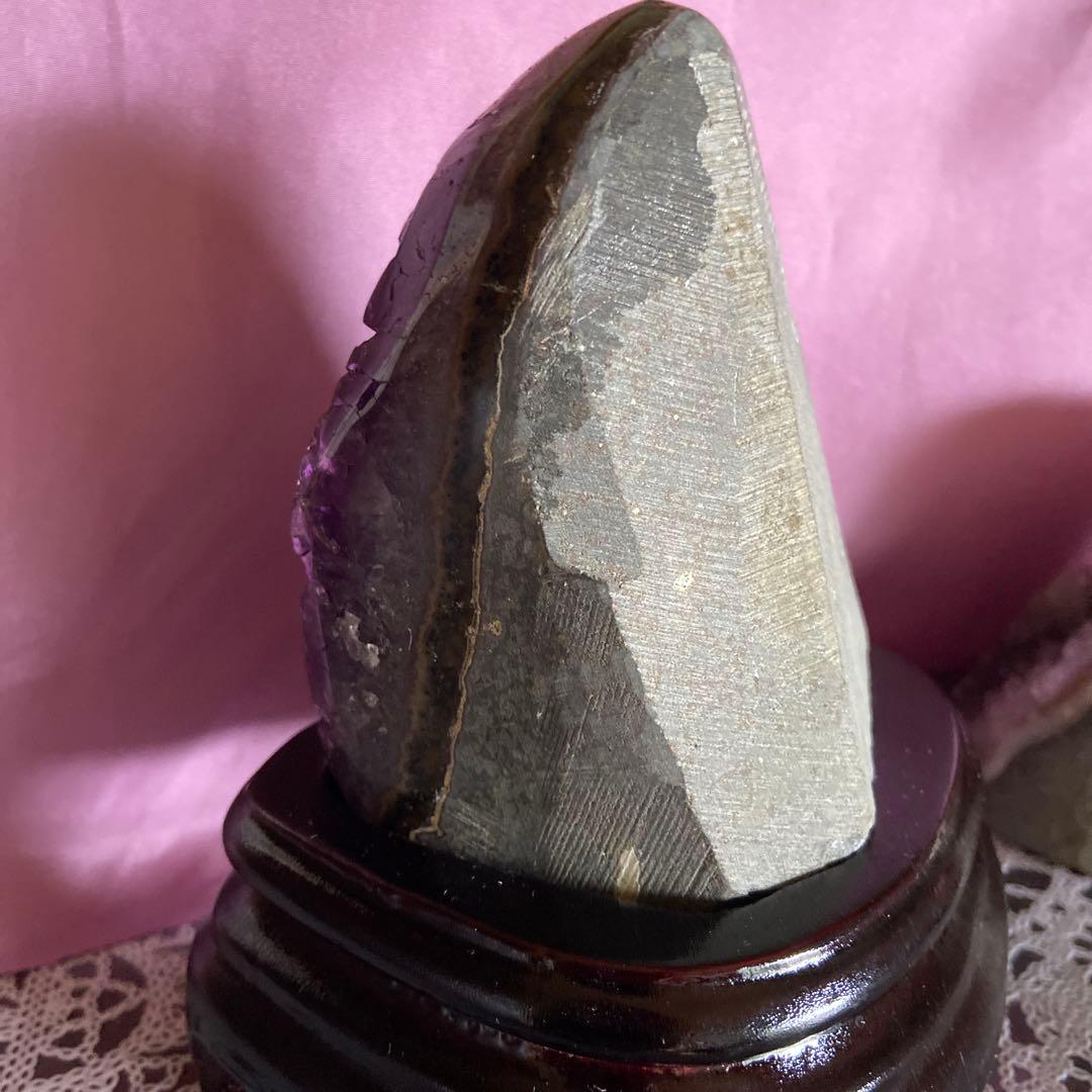 アメジストとピンクアメジスト最高級でずっしり感あり