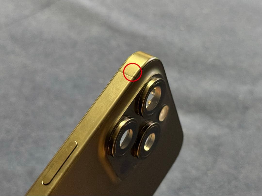 iPhone15ProMax ブラックチタニウム 純正フレーム 背面ガラス