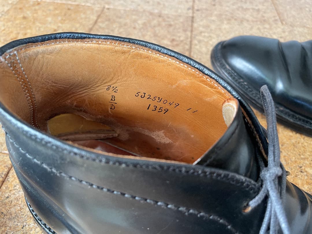 オールデン　コードバン　チャッカブーツ　1359　8 1/2 B/D