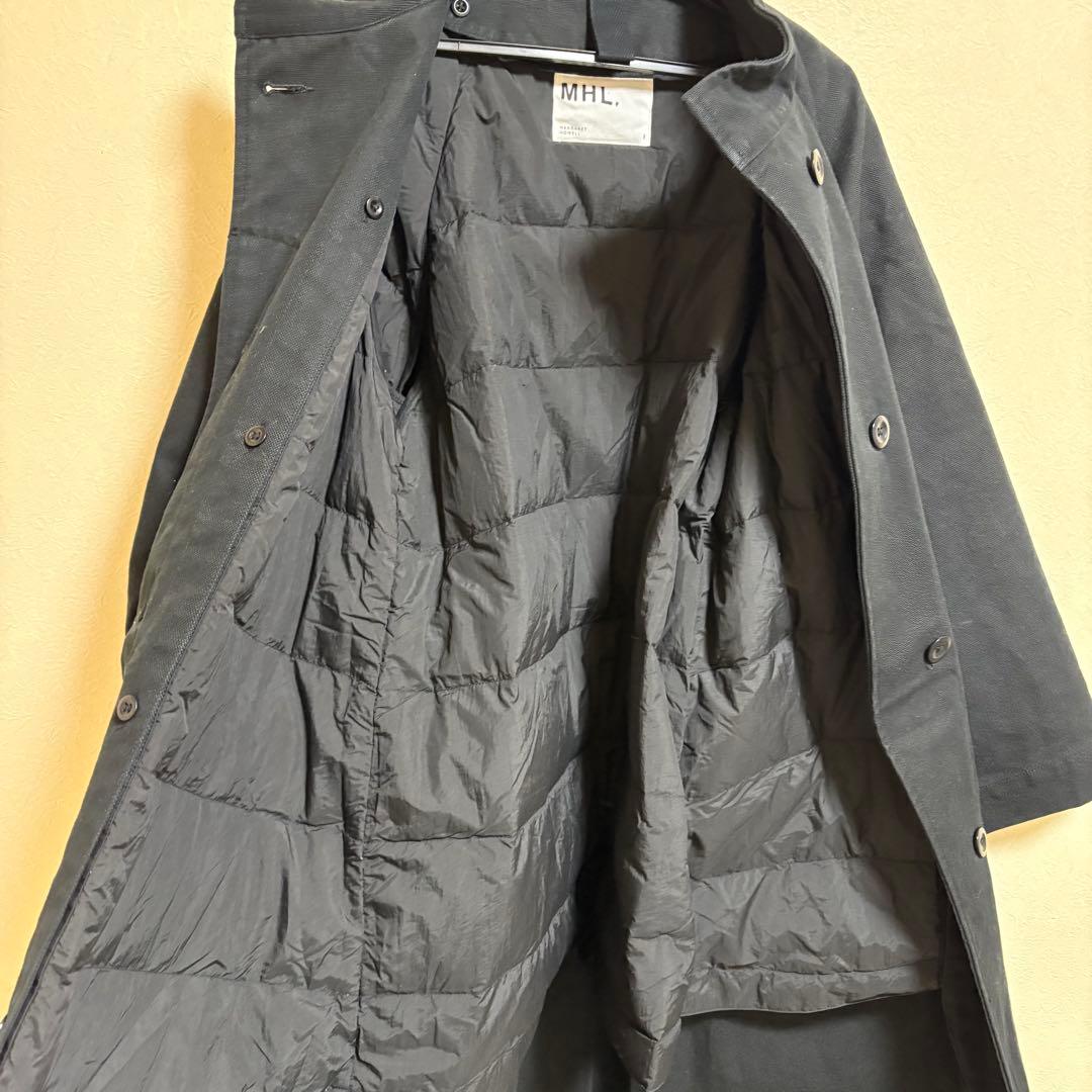 MHL. PROOFED COTTON CANVAS ダウンライナー付き