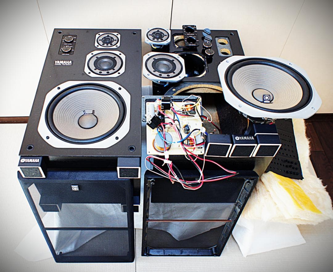 【超美品】YAMAHA ヤマハスピーカー NS-200M　整備インシュレータ付き