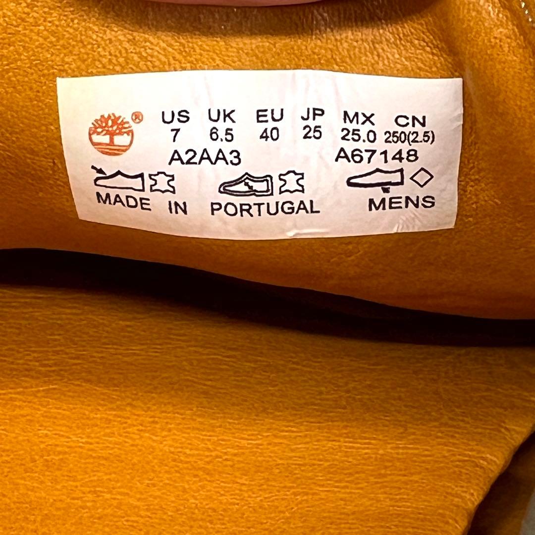 【美品】Timberland 【25.0】スリーアイ ボートシューズ　モカシン