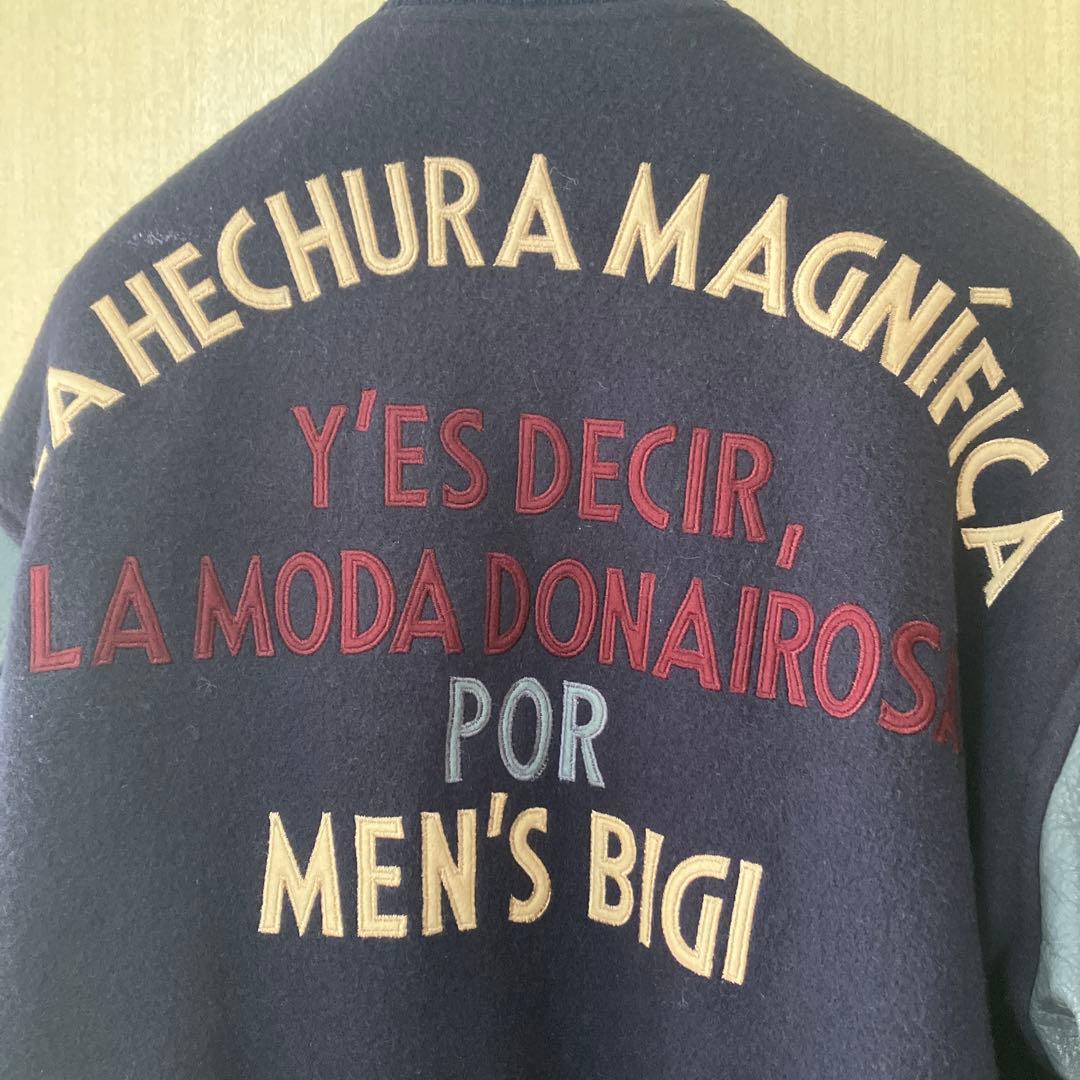 D*g様 【希少】80年代　MEN'S BIGI スタジャン ネイビー/グレー