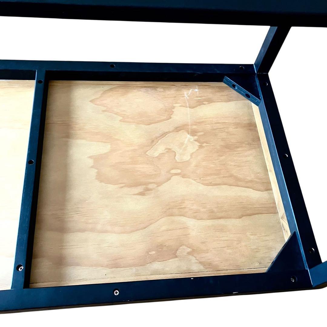 ヘリンボーン ローテーブル カフェテーブル インダストリアル 幅100cm