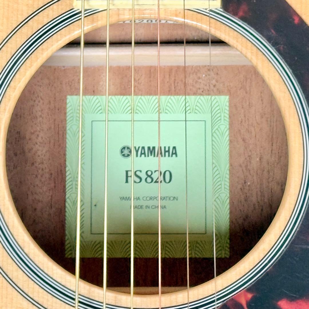 YAMAHA「FS820」トップ単板アコースティックギター