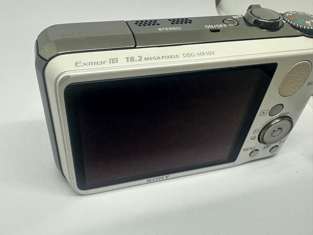 SONY DSC-HX10V シルバー ホワイト　動作品 バッテリー付