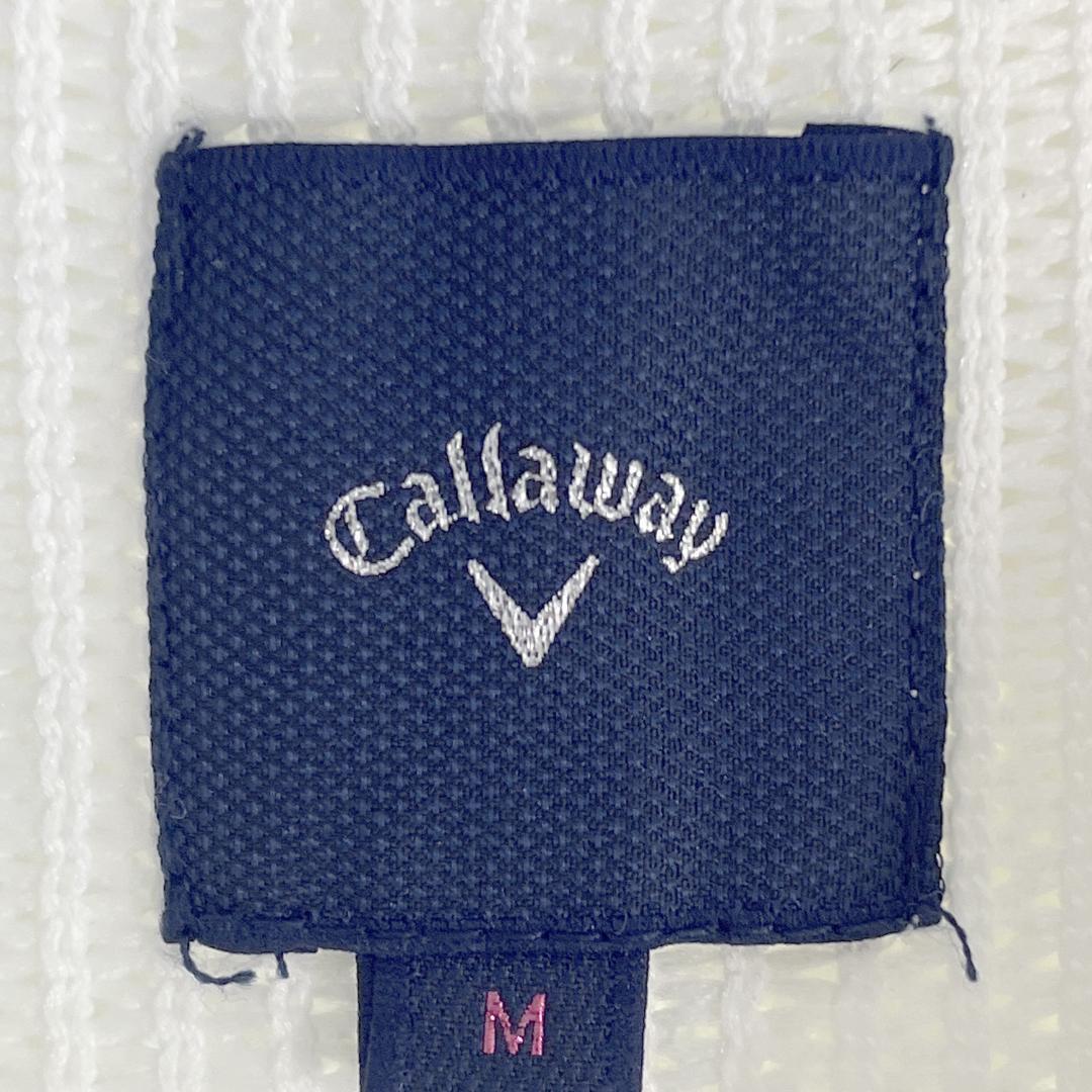 タグ付き未使用品 Callaway シアージップパーカー M ホワイト