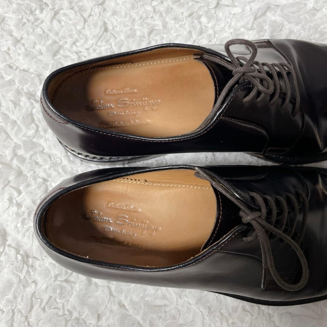 jalan sriwijaya ダークブラウン レザー 革靴　ビジネス　プレーン