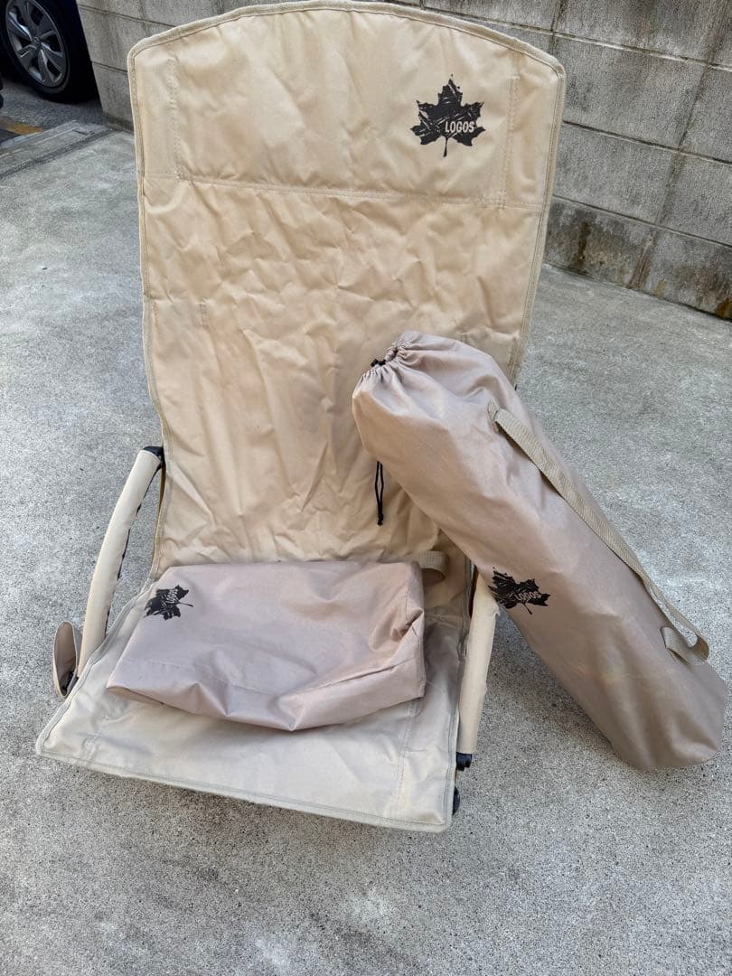 【ながなが】LOGOS ロゴス　あぐらチェア2脚