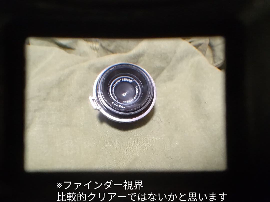 コンタックス用　テッサー28mm　f8　ライカMマウントアダプター付属