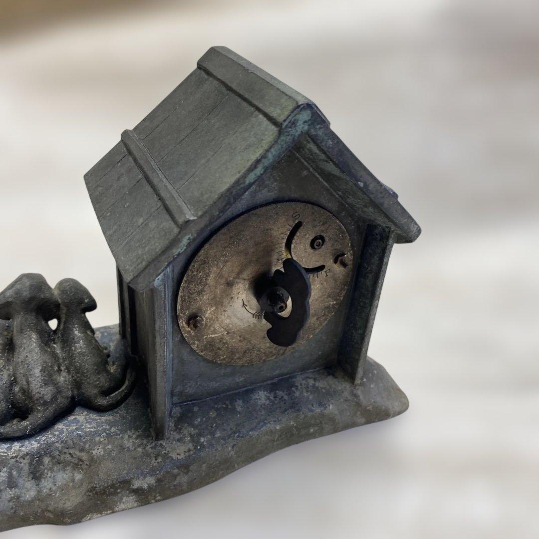 精工舎置時計 アナログ 8日巻　稼働品