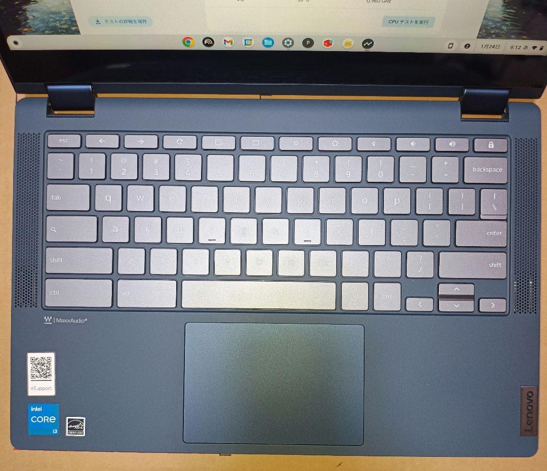 Chromebook本体 Lenovo IP Flex 5 Chrome 13ITL6 core-i3