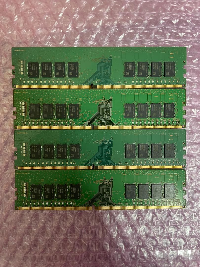 メモリ 16GB×4枚=64GB DDR4-2666 SAMSUNG製 動作保証