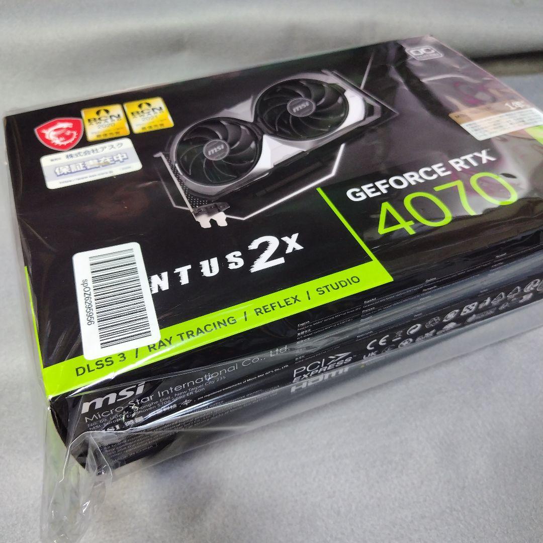 GeForce RTX 4070 VENTUS 2X 12G OC(正常動作品)