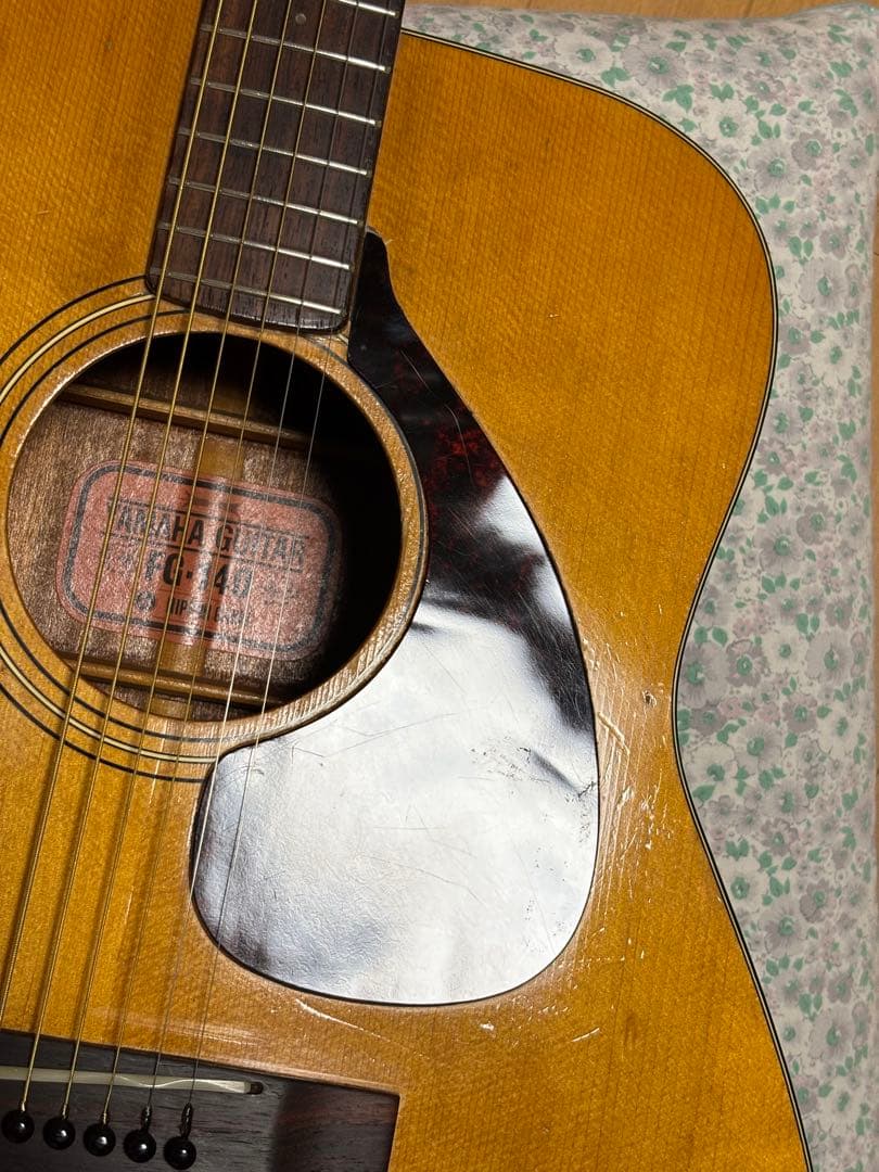 程度良❗️YAMAHAヤマハFG140赤ラベル　ジャパンヴィンテージアコギ 調整済
