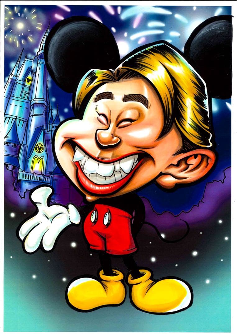 世界で1枚のオーダーメイド似顔絵★大人数ok☆家族一緒に☆ウェルカムボード