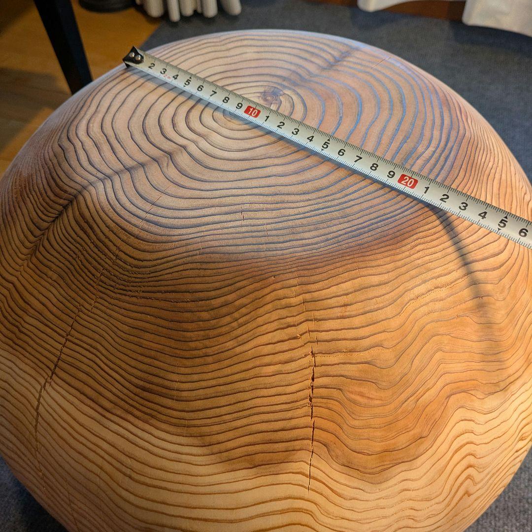 k098　杉　大型　切り株　丸型　椅子　スツール　テーブル