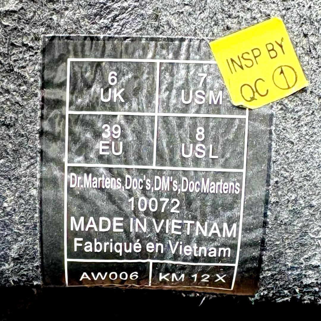 極美品✨ ドクターマーチン 1460 8ホール 【UK6】 イエローステッチ