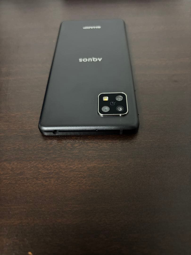 （SIMフリー）SHARP AQUOS SENSE4 ブラック 本体＋付属品