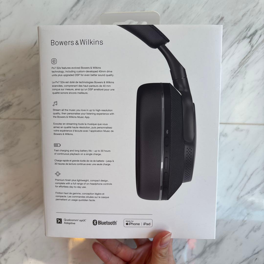 Bowers & Wilkins ワイヤレス ヘッドホン Px7S2e B&W