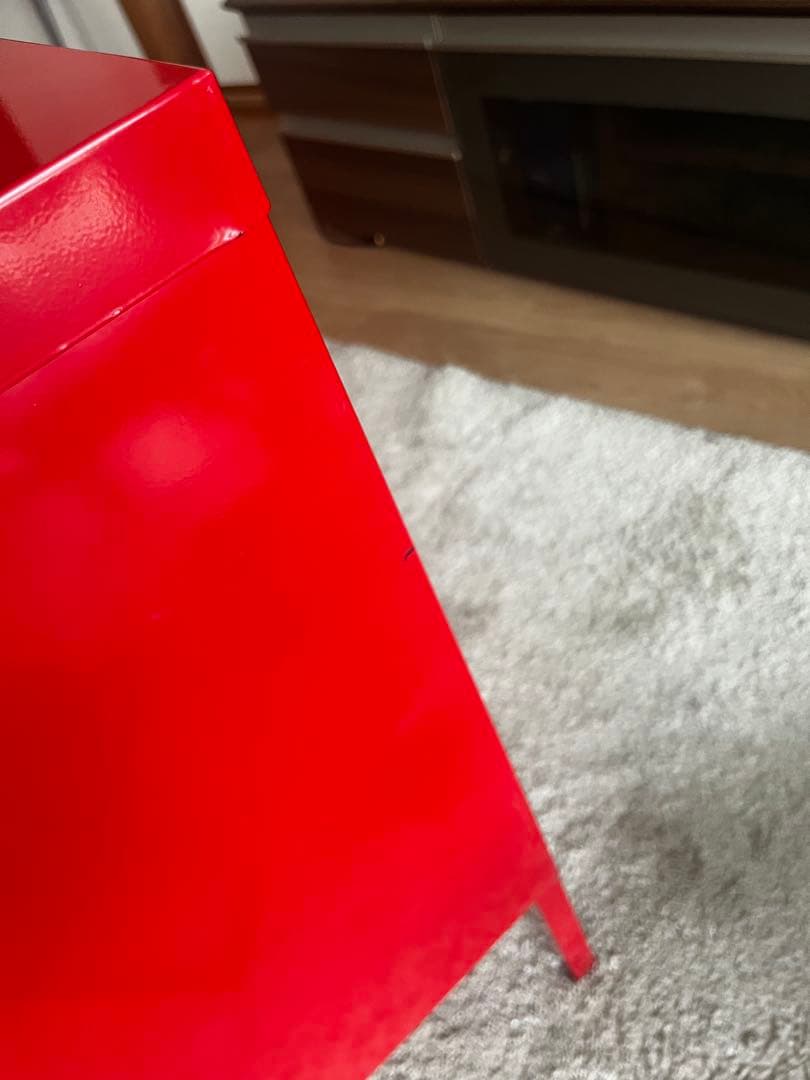 【廃盤品】 IKEA 赤いキャビネット 訳あり