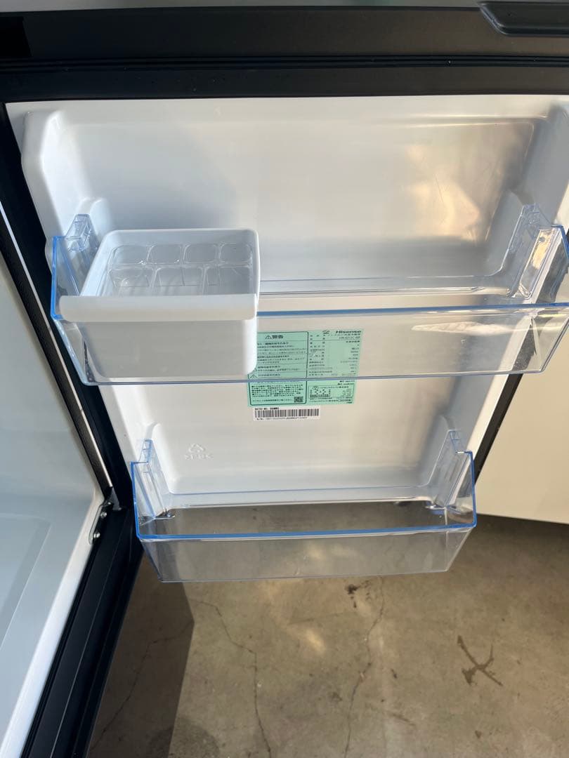2024年製★未使用に近い★ハイセンス　冷蔵庫　ガラス扉　一人暮らし