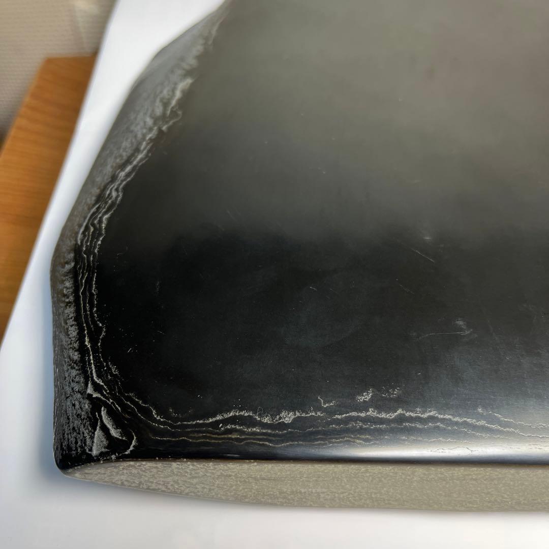 ⭕️デカイ　長崎県対馬　希少　超大型若田硯　年輪様な石紋綺麗　5kg超え　椿竜山