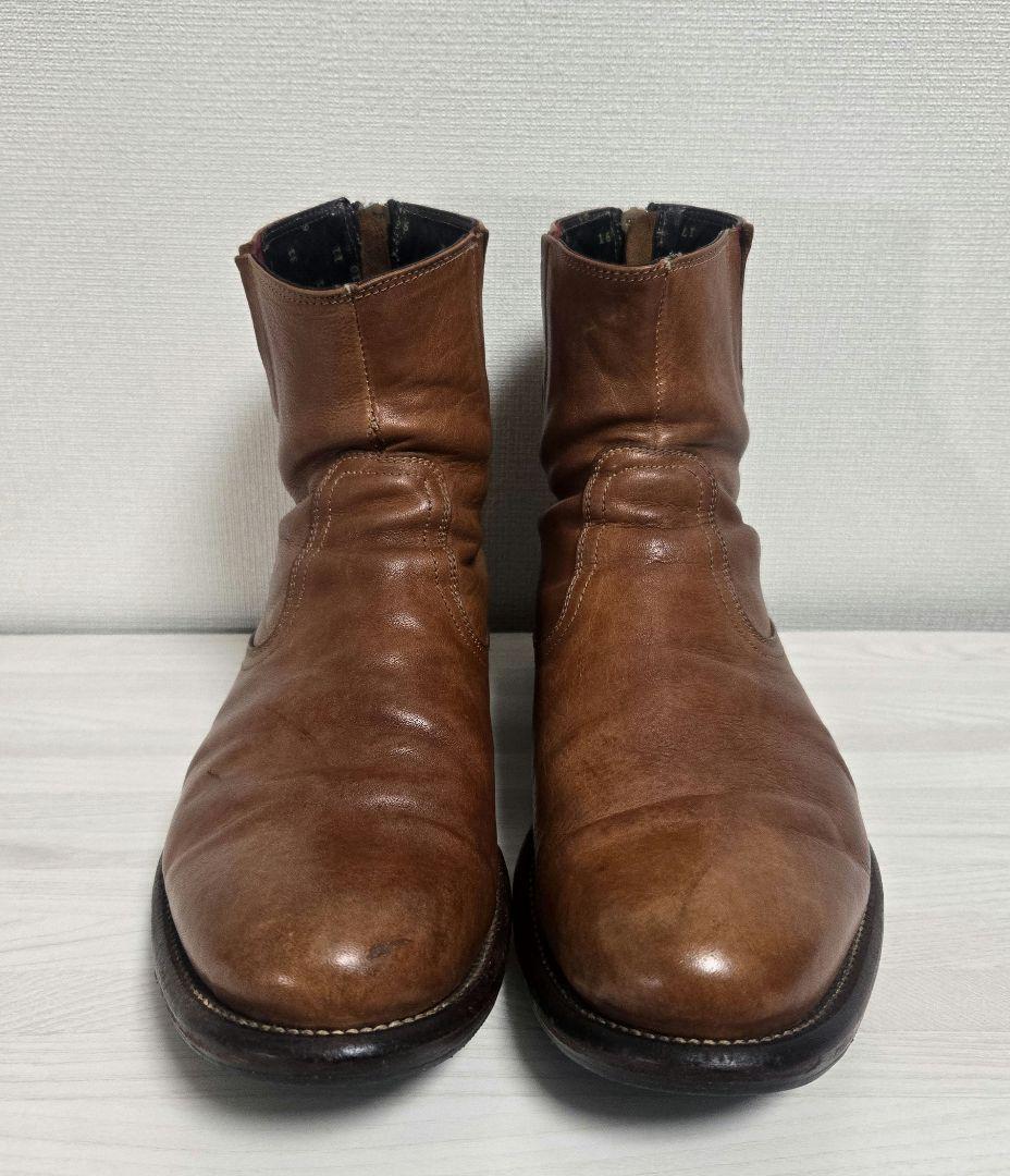 専用　Paul Smith ブラウン バックジップレザー ブーツ