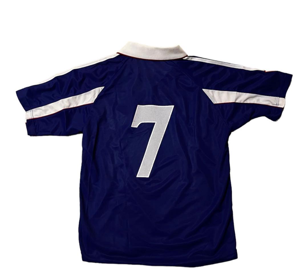 サッカー　日本代表　公式ユニホーム　選手着用　7番　中田英寿　2000年
