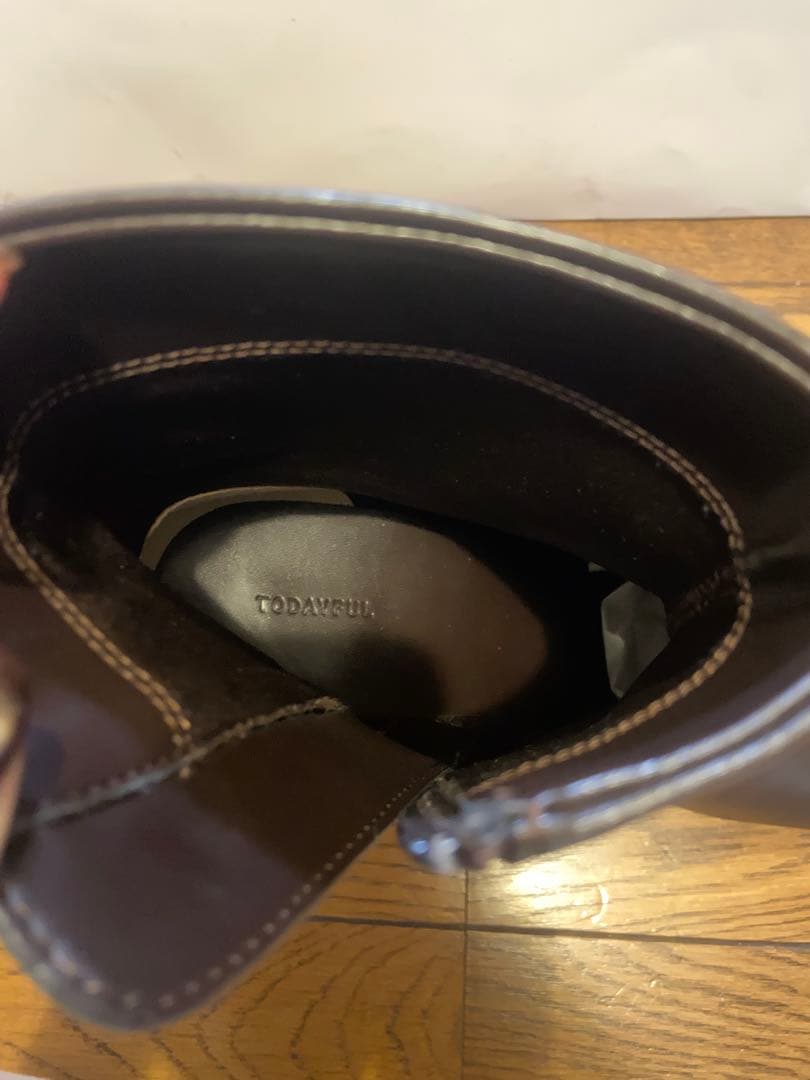 新品未使用 TODAYFUL square Short Boots 36