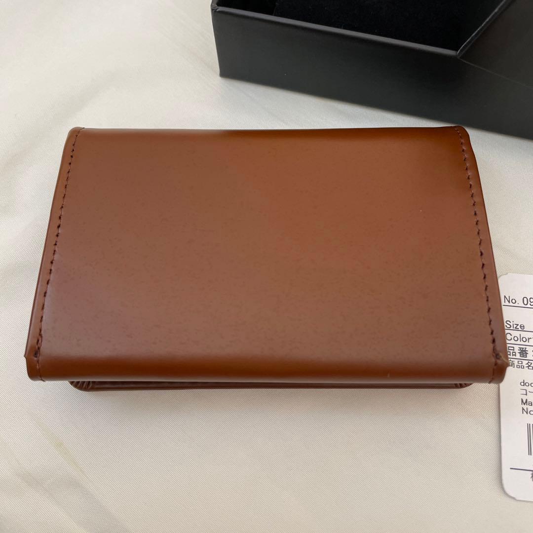 未使用 doob London 名刺入れ カード　ドゥーブロンドン コードバン