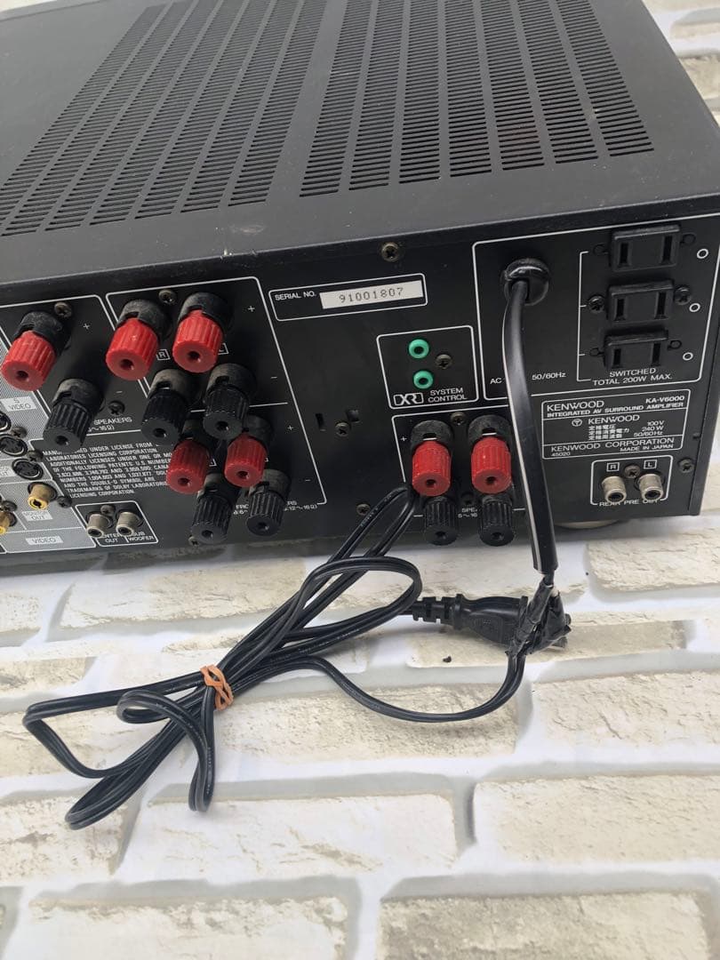 KENWOOD/KA-V6000/サラウンドアンプ通電のみ(A90)