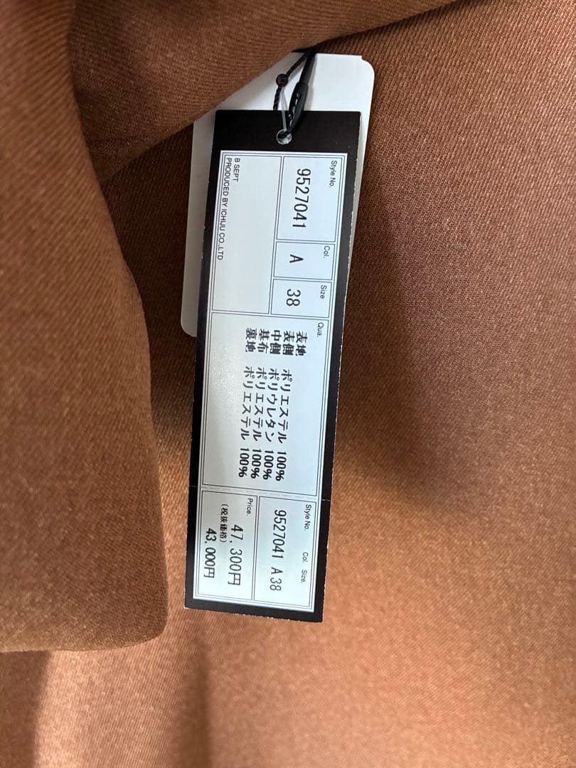 【ヤマダヤ福袋2026】B7 ハーフコート　キャメル　新品未使用