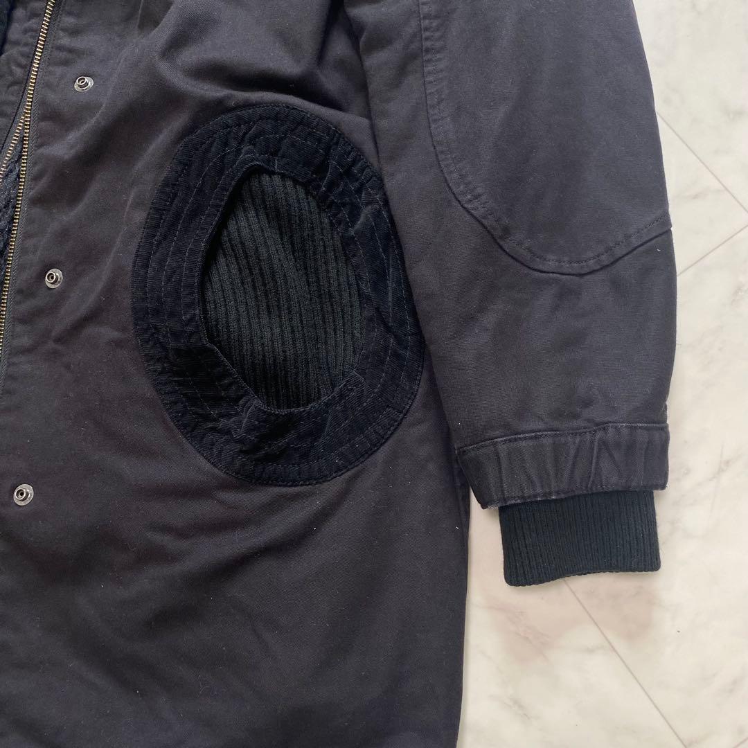 ツモリチサト　黒　モッズコート　ラクーンファー　ボアライナー付き