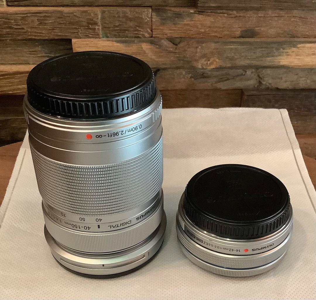 レンズ２本付き OLYMPUS PEN E-PL8 ブラウン ダブルズームキット