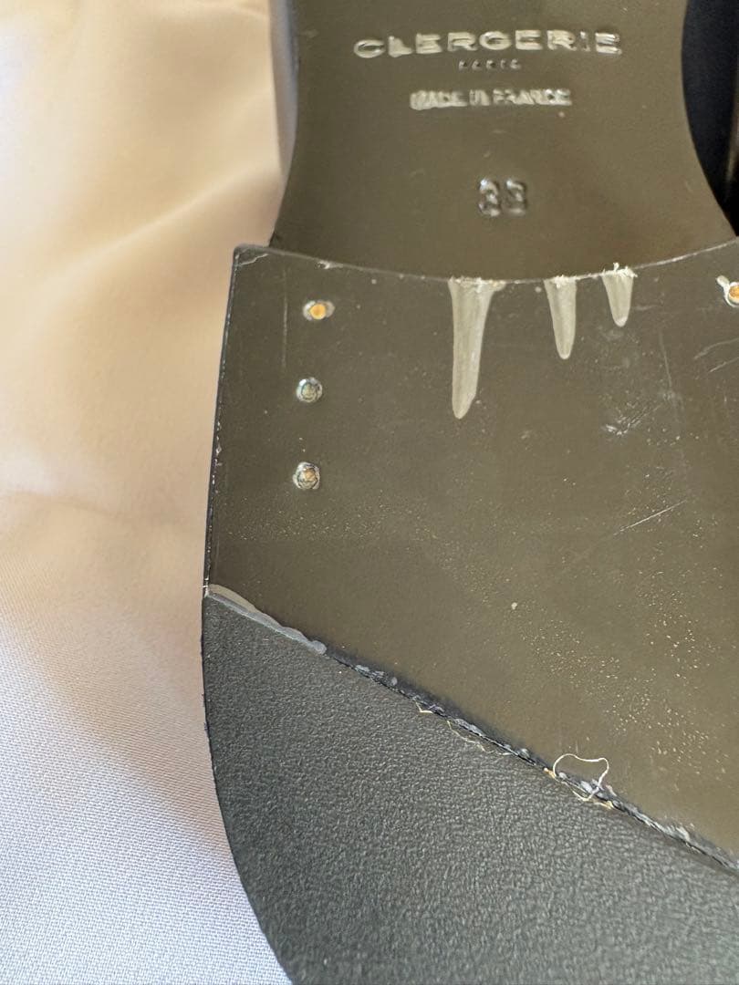 【新品/定価8万】クレジュリー レザー ミュール サンダル 38 (24cm)