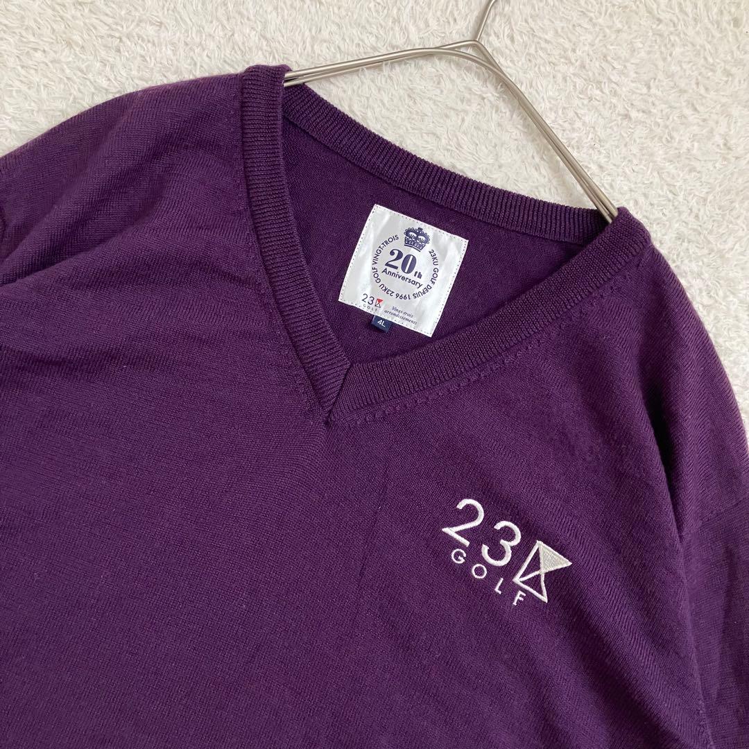 23区GOLF 20th anniversary ウール ニット 2枚セット