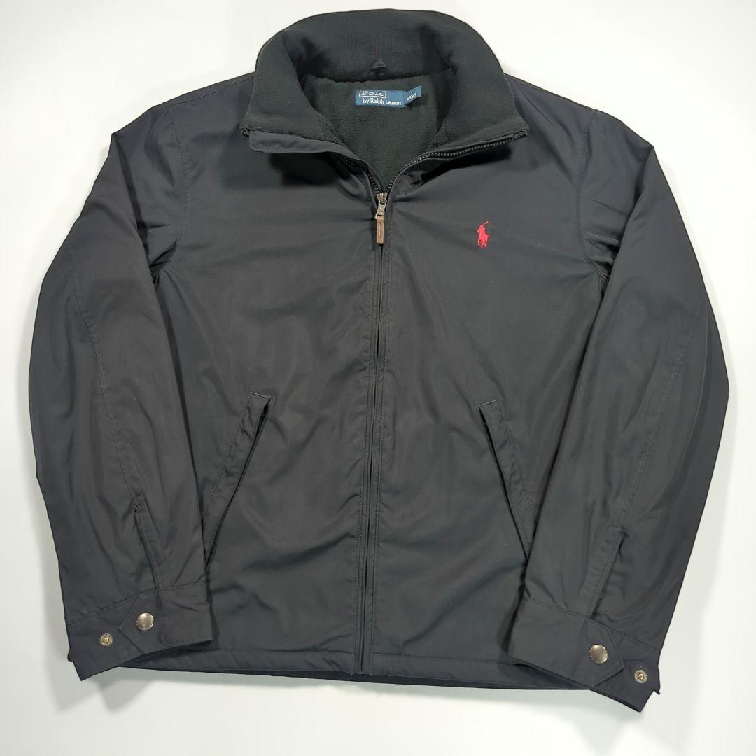 ポロラルフローレン Ｌ 中綿ナイロンジャケット フリース　ポニー刺繍