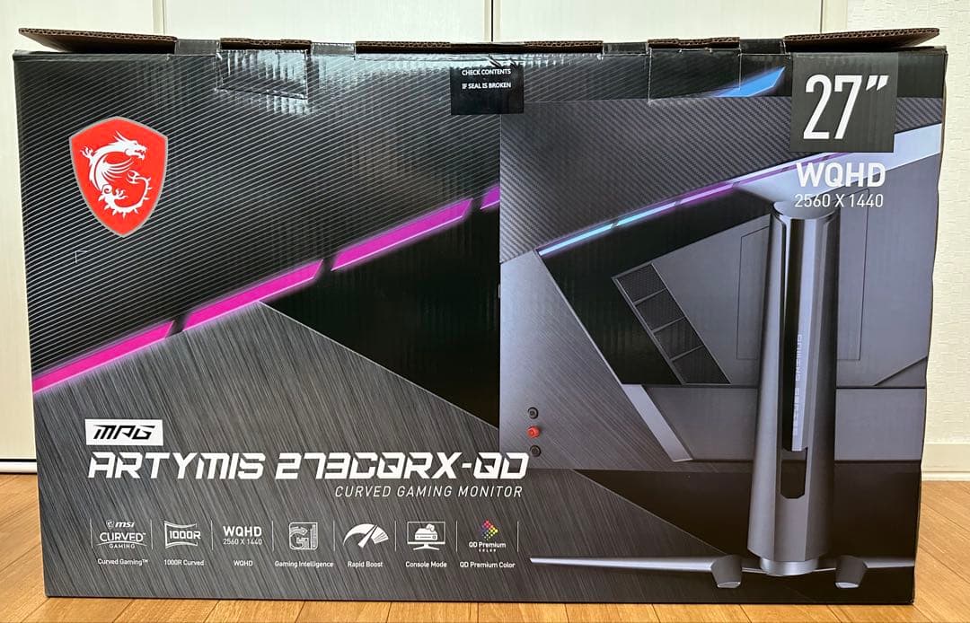 【即購入OK】 MSI MPG ARTYMIS 273CQRX-QD 湾曲