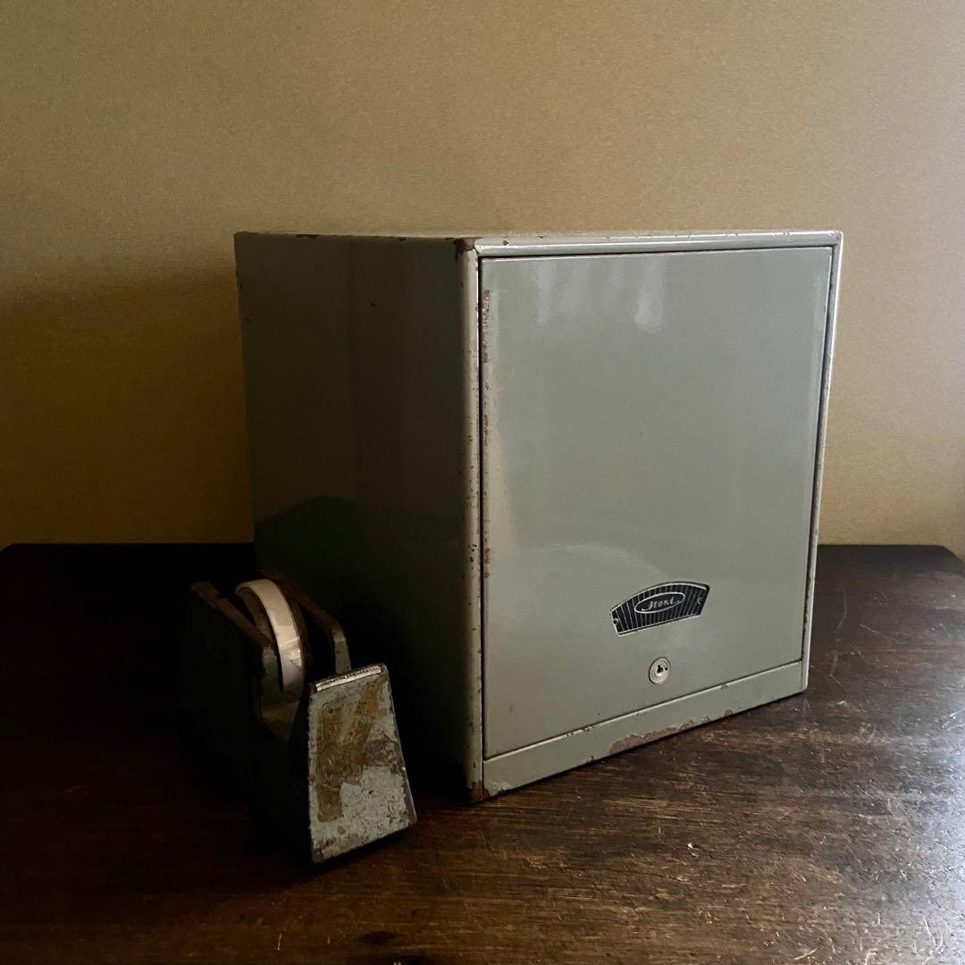 インダストリアル　スチールケース　書類ケース　ビンテージ