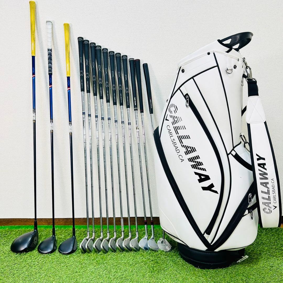 キャロウェイ XR メンズ ゴルフセット 右 SR 初心者 入門 14本