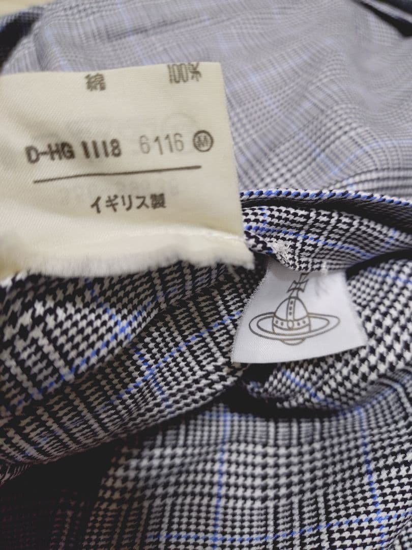 初期Archive　Vivienne Westwood 　ギンガムチェックシャツ