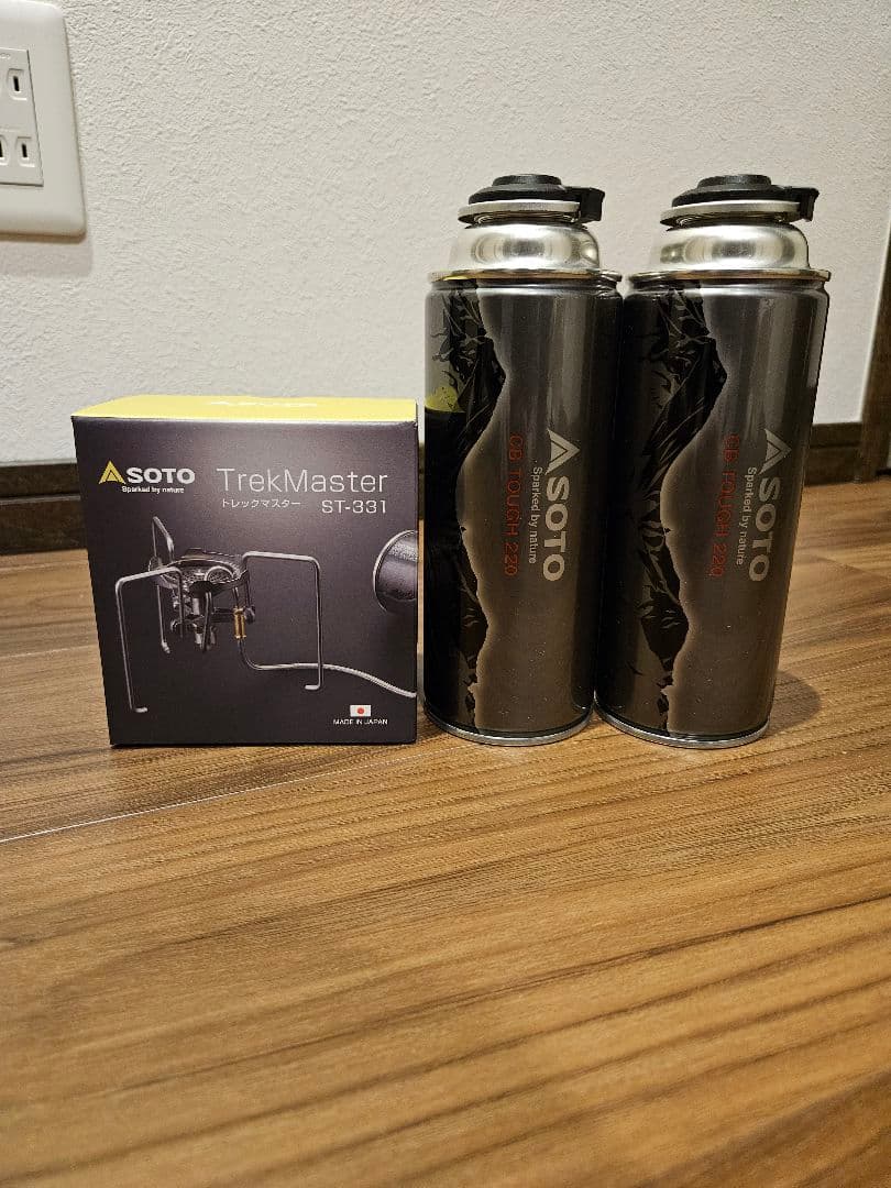 SOTO TrekMaster ST-331 シングルバーナー　ガス缶2本セット