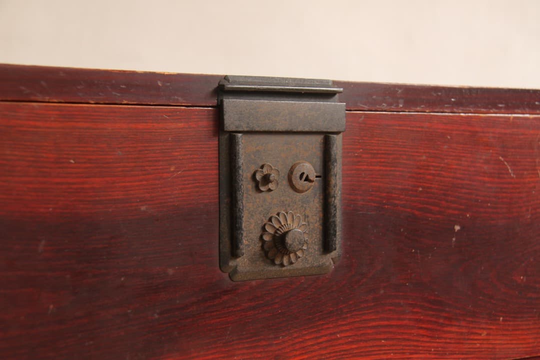 木製チェスト　収納棚　3段　和家具　古道具　古家具　ビンテージ　アンティーク