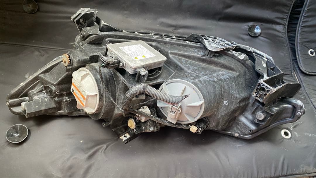 ホンダ インサイト ZE3 純正ヘッドライト 左右セット コーティング済み