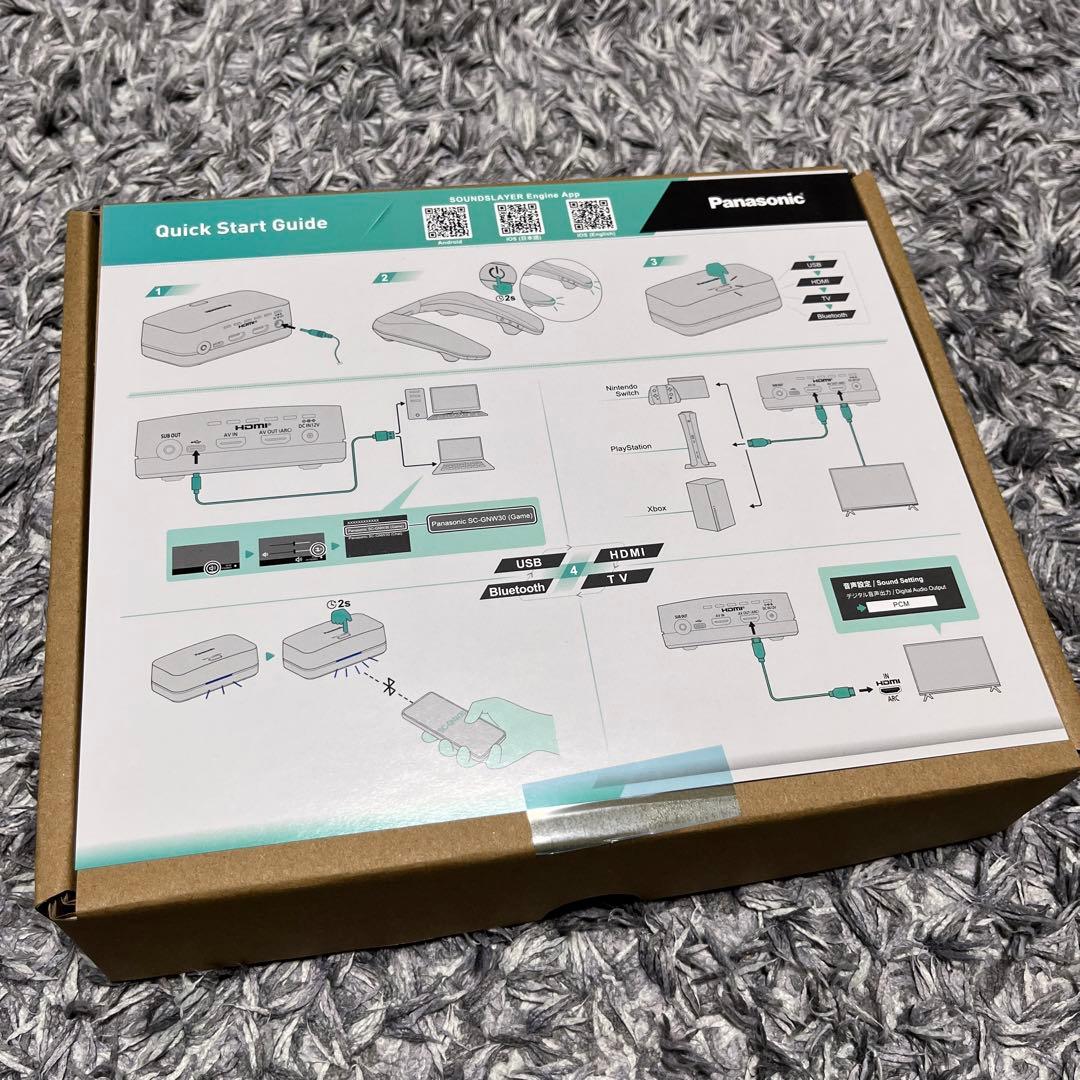 パナソニック ゲーミングネックスピーカー SC-GNW10 ワイヤレス ブラック